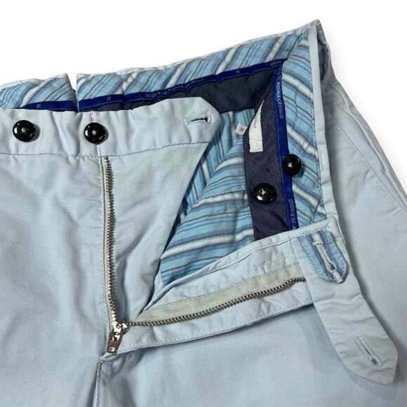 PT Torino Slim Fit Stretch Straight Leg Pants SIZE IT 50 US 32 Light Blue Chino - Picture 9 of 15